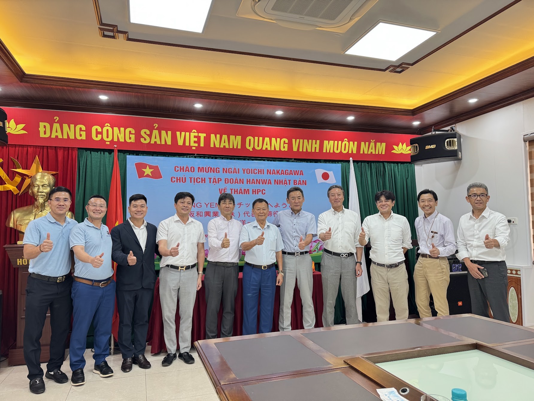 HPC gặp gỡ đối tác kinh doanh chiến lược Hanwa